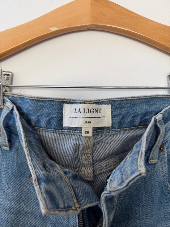 La Ligne Marilyn Mid-rise Barrel Leg Jean - Picture 3 of 4